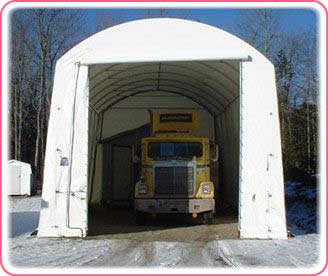 Arch-Span Service Garage by Tarp-Rite